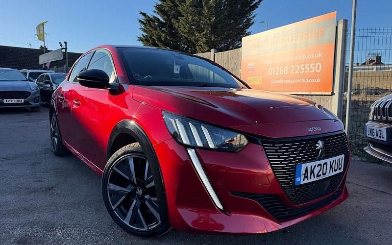Red Used 2020 Peugeot 208 GT-line Hatchback | £11,330 (A bit pricey) - Image 1/4