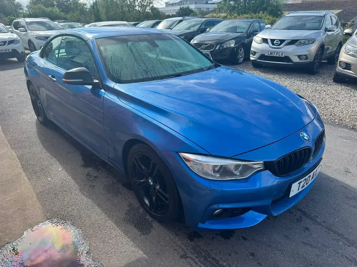 Used BMW 420 M Sport 2015 Blue Cabriolet