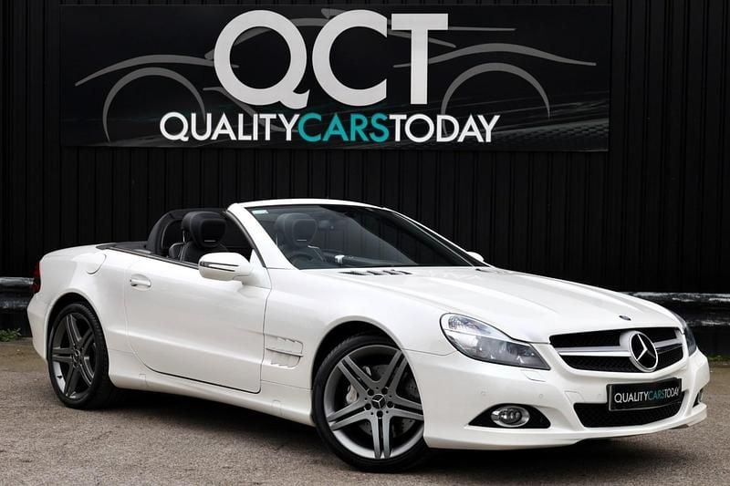 Used Mercedes SL350 2010 White Cabriolet