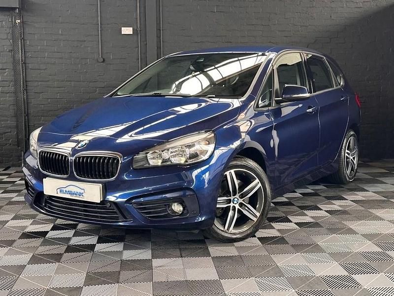 Used BMW 218 Sport Line 136 HP (100 kW) 2015 Blue MPV