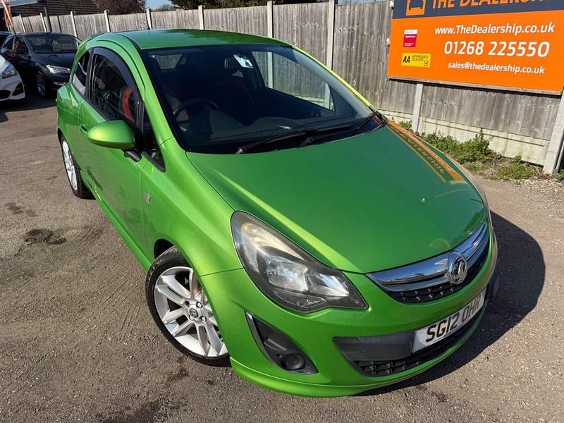 Used Vauxhall Corsa SRi 100 HP (73 kW) 2012 Green Hatchback