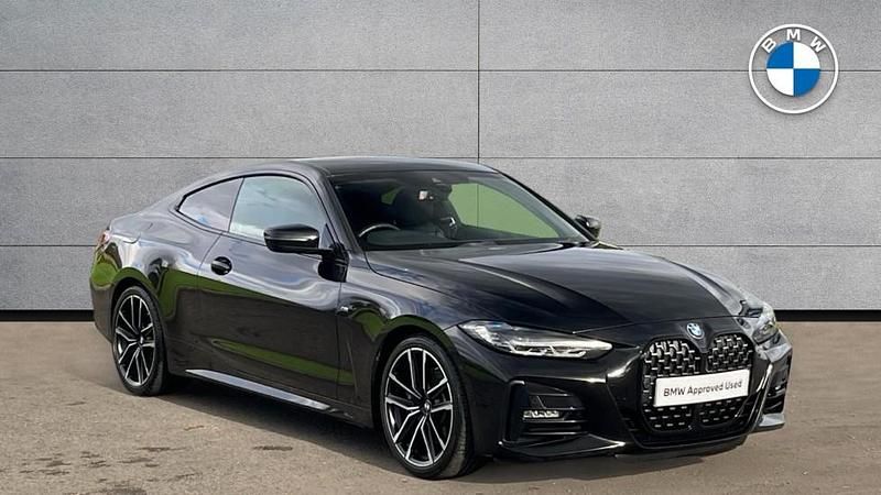 Black Used 2022 BMW 420 M Sport Coupe | £24,995 (Good price) - Image 1/4