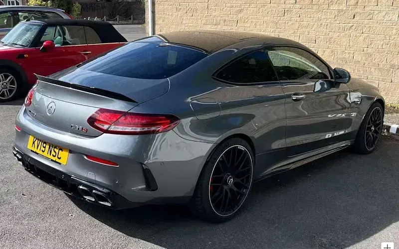 Used Mercedes C63S AMG Premium Plus 510 HP (375 kW) 2019 Grey Coupe