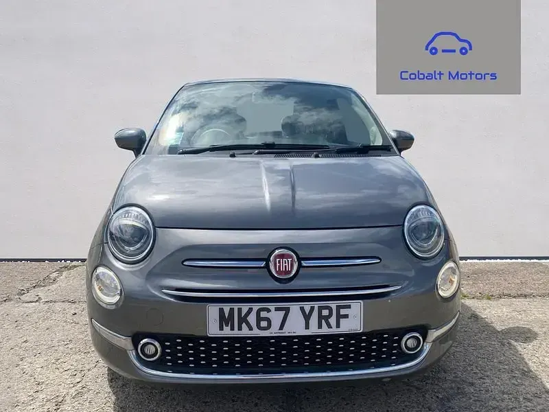 Used Fiat 500 Lounge 69 HP (50 kW) 2017 Grey Hatchback