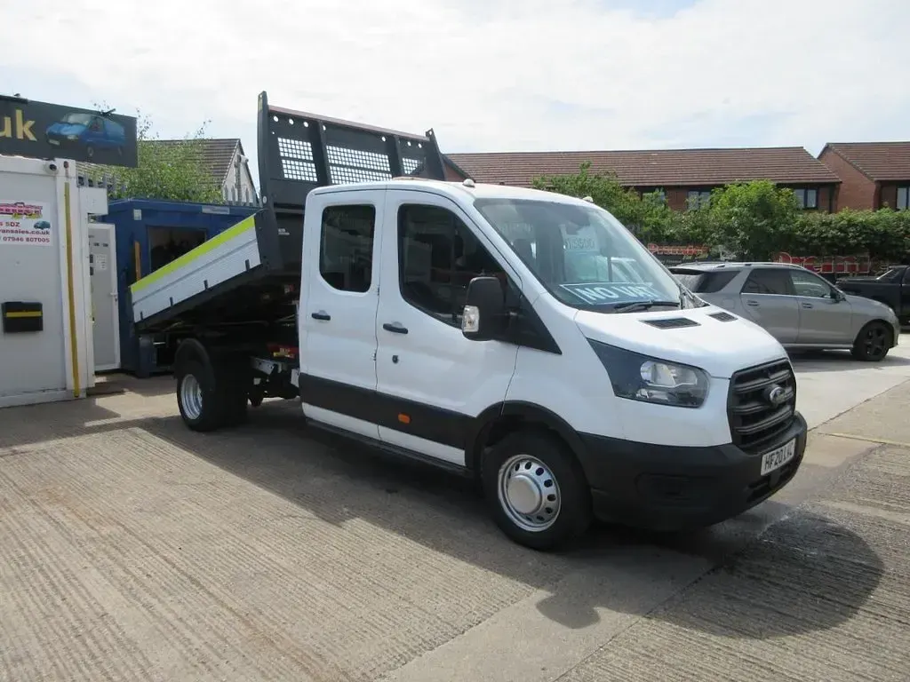 Used Ford Transit 130 HP (95 kW) 2020 White Cabriolet