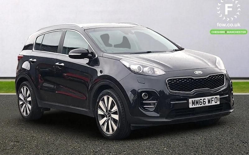 Black Used 2017 Kia Sportage 4 SUV | £11,199 (Fair price) - Image 1/4