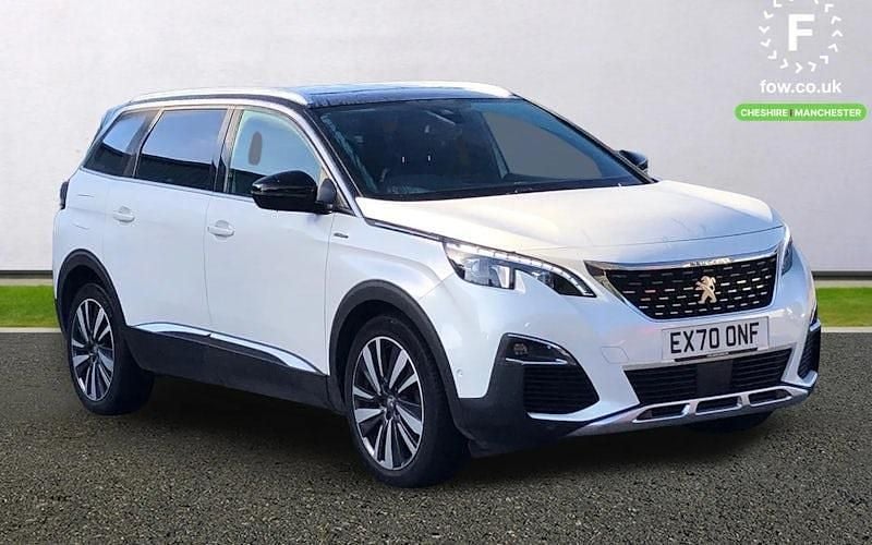 White Used 2020 Peugeot 5008 Premium MPV | £21,399 (Fair price) - Image 1/3