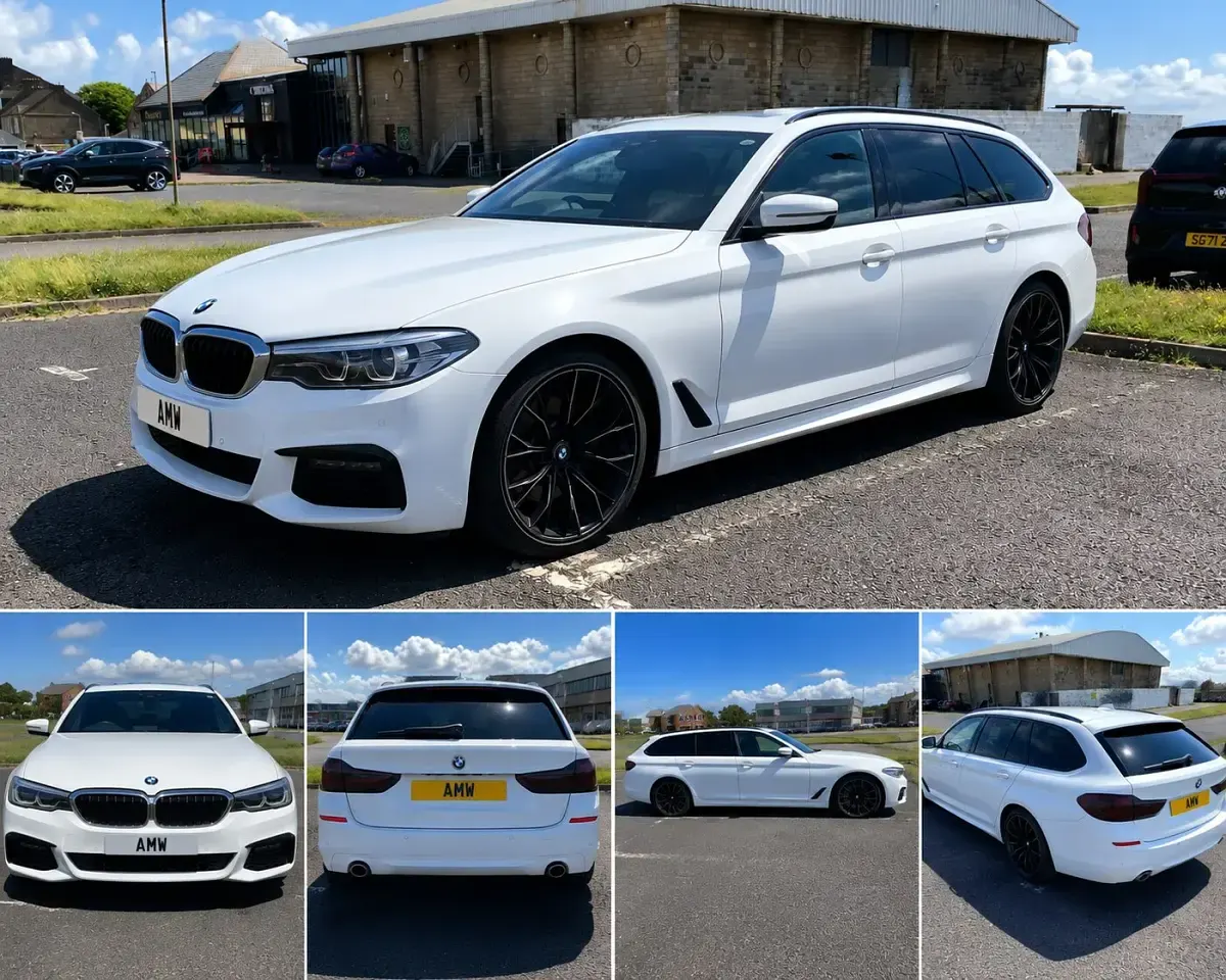 Used BMW 530 Comfort Edition 2020 White Estate