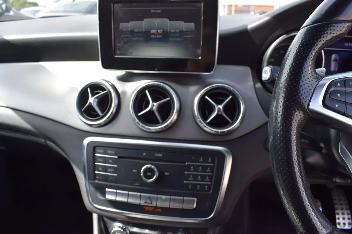 Used Mercedes CLA220 AMG line 177 HP (130 kW) 2017 Black Coupe