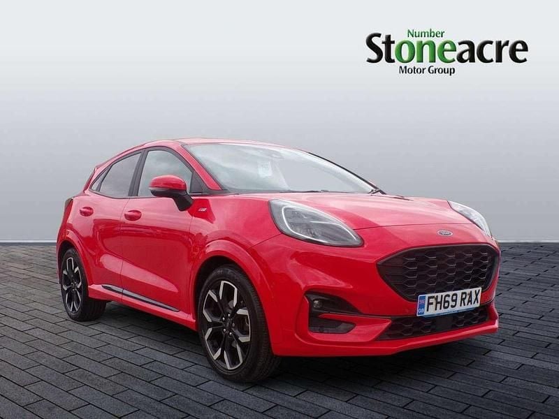 Red Used 2020 Ford Puma ST-Line X SUV | £12,995 (Fair price) - Image 1/4