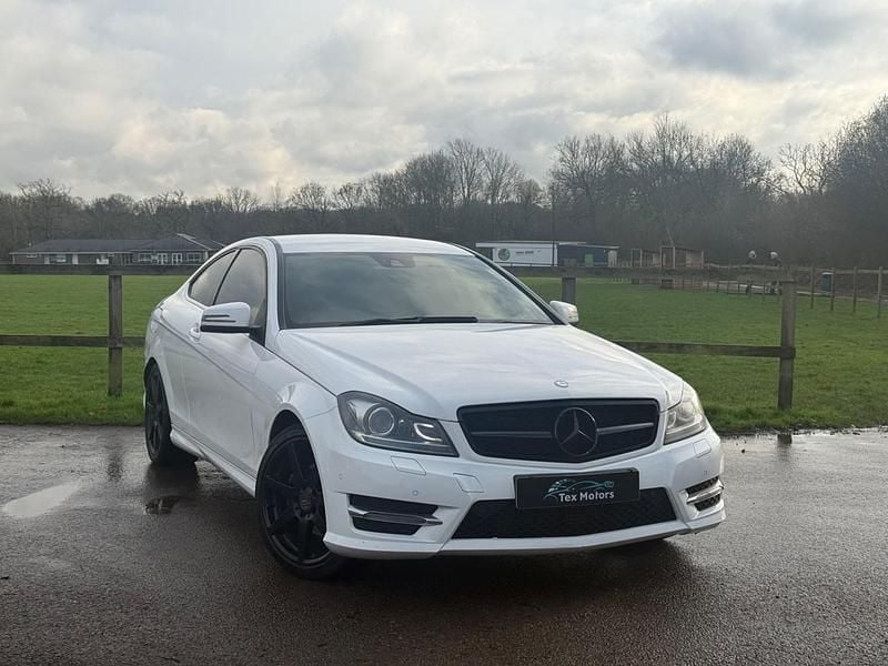 White Used 2012 Mercedes C220 AMG Coupe | £3,695 (Fair price) - Image 1/4