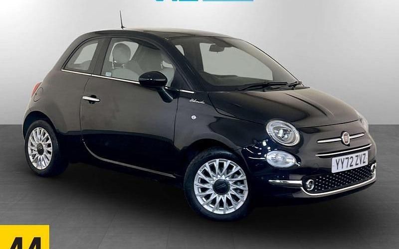 Black Used 2022 Fiat 500 Dolcevita Hatchback | £7,995 (Good price) - Image 1/2