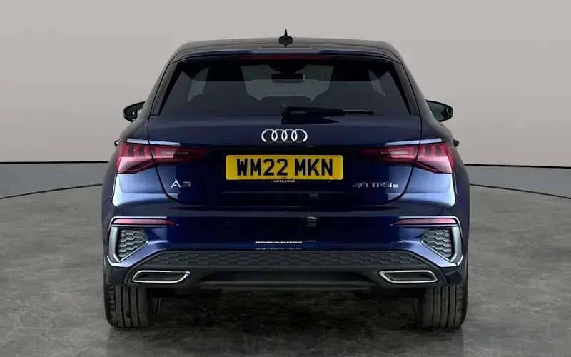 Used Audi A3 Sportback e-tron S-Line 204 HP (150 kW) 2022 Blue Hatchback
