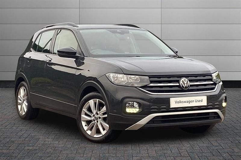 Urano grey Used 2021 VW T-Cross SE SUV | £15,195 (Fair price) - Image 1/3