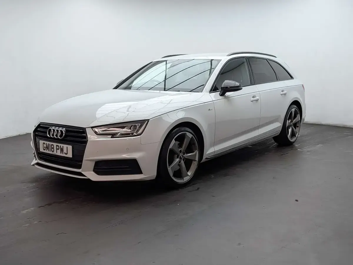 Used Audi A4 Black Edition 190 HP (139 kW) 2018 White Estate