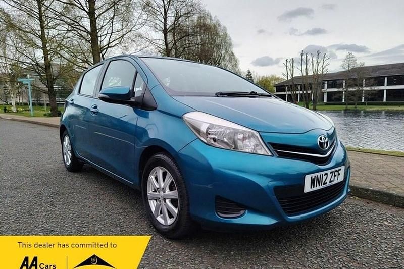 Used Toyota Yaris 101 HP (74 kW) 2012 Turquoise Hatchback
