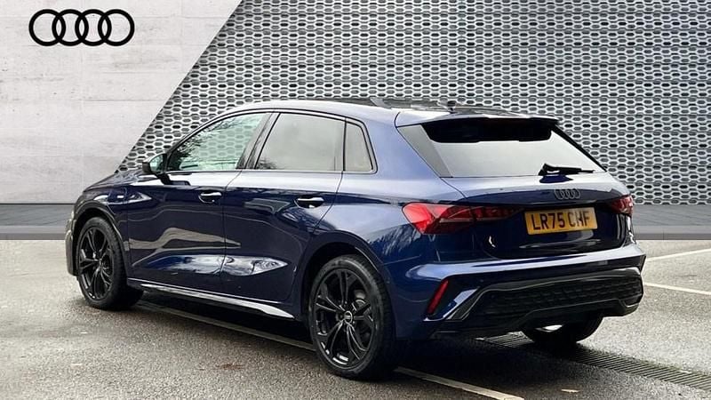 Used Audi A3 e-tron Black Edition 204 HP (150 kW) 2025 Blue Hatchback