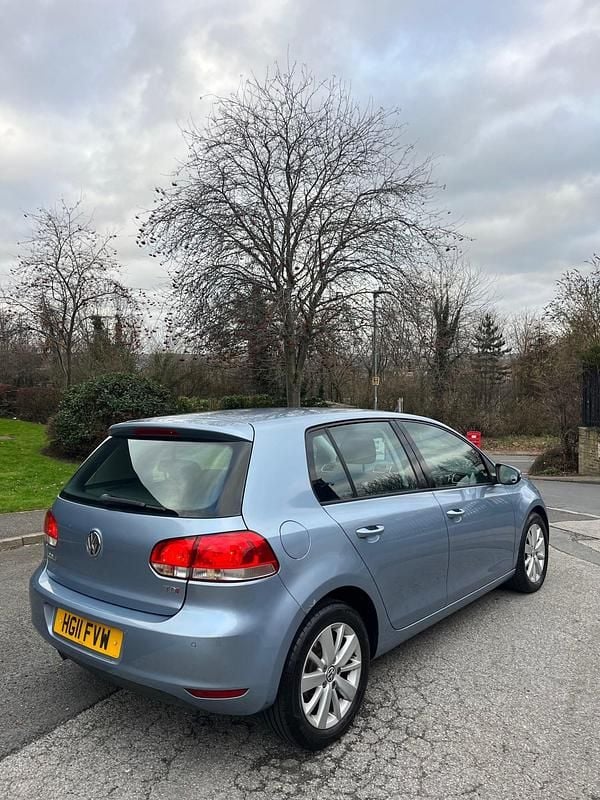 Used VW Golf VI Match 105 HP (77 kW) 2011 Blue Hatchback