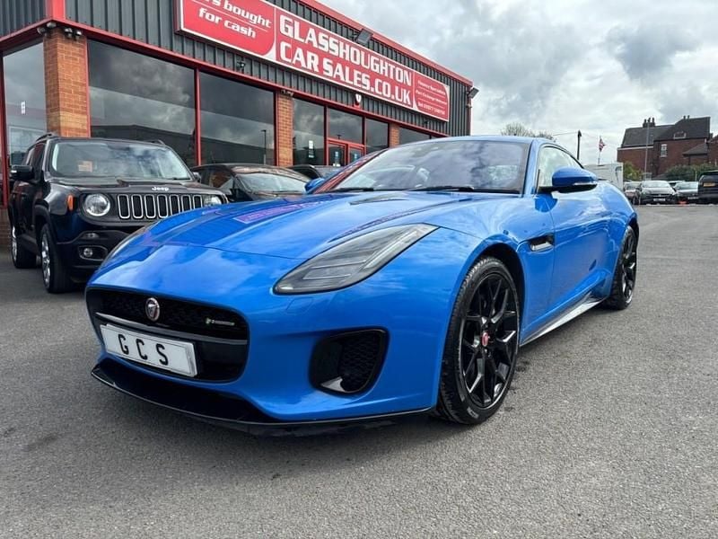 Blue Used 2018 Jaguar F-Type R-Dynamic Coupe | £26,990 (Fair price) - Image 1/4