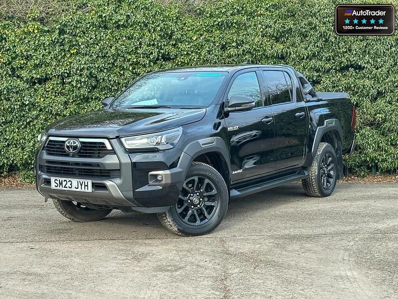 Black Used 2023 Toyota HiLux Pickup | £39,948 (Expensive) - Image 1/4