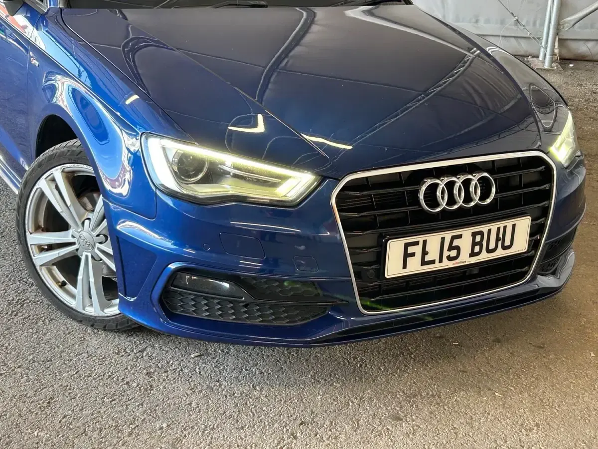 Used Audi A3 Sportback S-Line 2015 Blue Hatchback