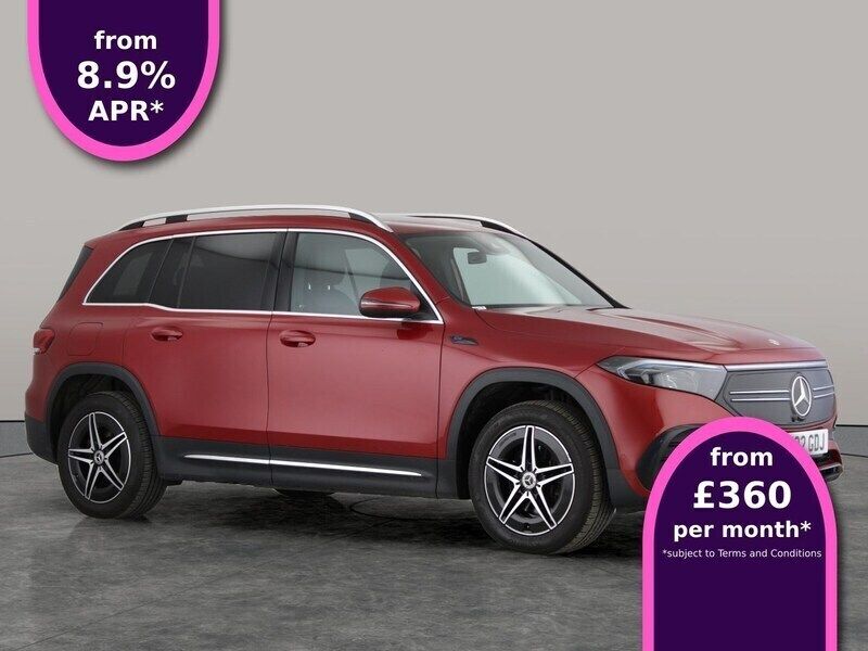Red Used 2022 Mercedes EQB300 AMG line SUV | £25,020 (Fair price) - Image 1/3