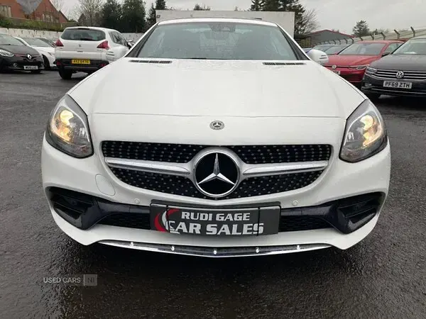 Used Mercedes SLC200 AMG line 2017 White Cabriolet