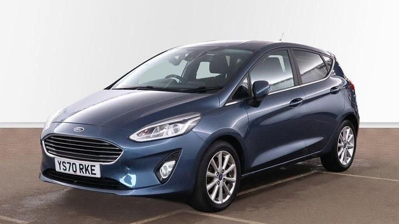 Used Ford Fiesta Titanium 2020 Blue Hatchback