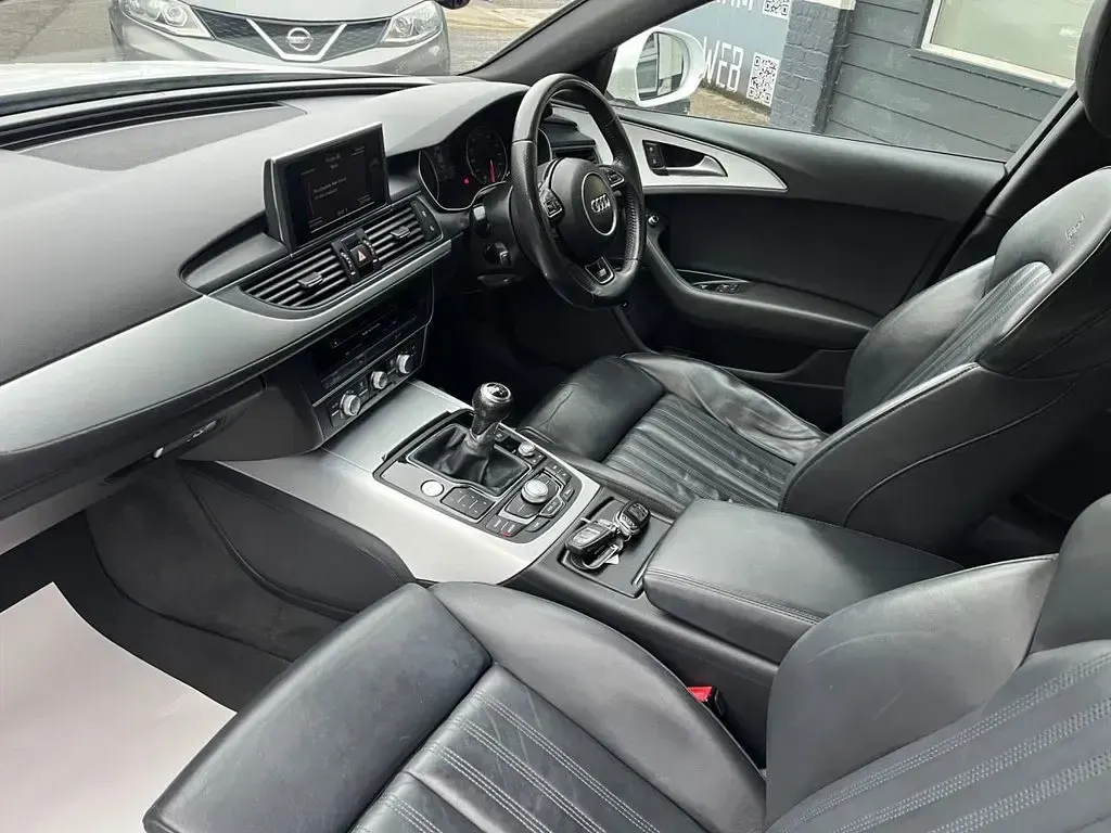 Used Audi A6 S-Line 190 HP (139 kW) 2014 White Sedan