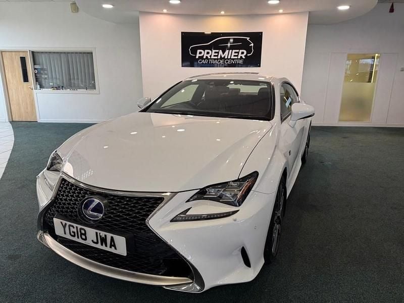 White Used 2018 Lexus RC300h Sport Line Coupe | £18,795 - Image 1/4