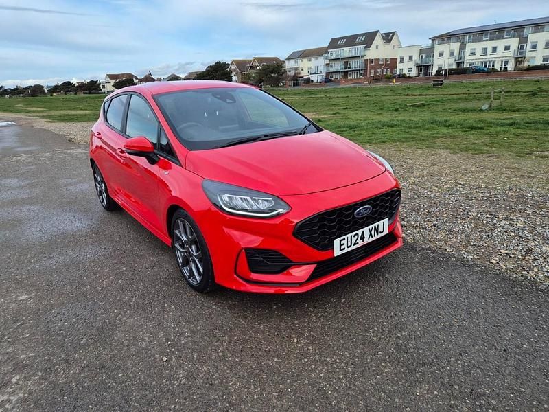 Used Ford Fiesta ST-Line 125 HP (91 kW) 2024 Red Hatchback