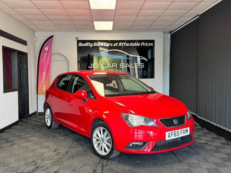 Red Used 2015 Seat Ibiza Hatchback | £4,350 (Good price) - Image 1/4