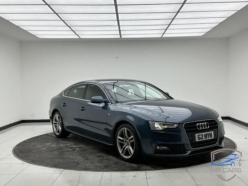 Blue Used 2016 Audi A5 Sportback S-Line Hatchback | £8,295 (Fair price) - Image 1/3