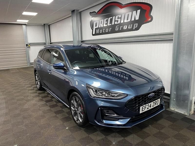 Blue Used 2024 Ford Focus ST-Line Estate | £18,995 (Fair price) - Image 1/4