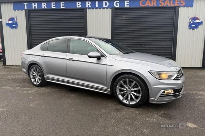 Used VW Passat R-line 150 HP (110 kW) 2017 Silver Sedan