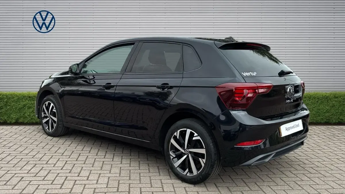 Used VW Polo Match 95 HP (69 kW) 2025 Black Hatchback