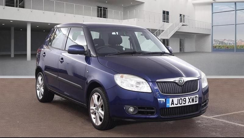 Used Skoda Fabia 2009 Blue Hatchback