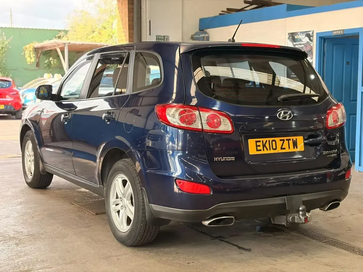 Used Hyundai Santa Fe Style 197 HP (144 kW) 2010 Blue SUV