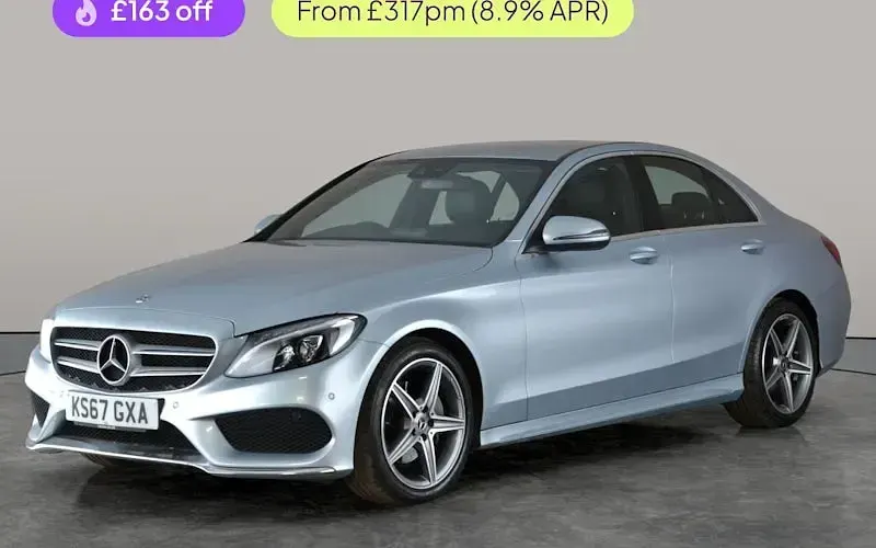 Used Mercedes C220 AMG line 170 HP (125 kW) 2018 Sedan