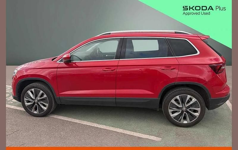 Used Skoda Karoq SE L 147 HP (108 kW) 2023 Velvet red metallic SUV