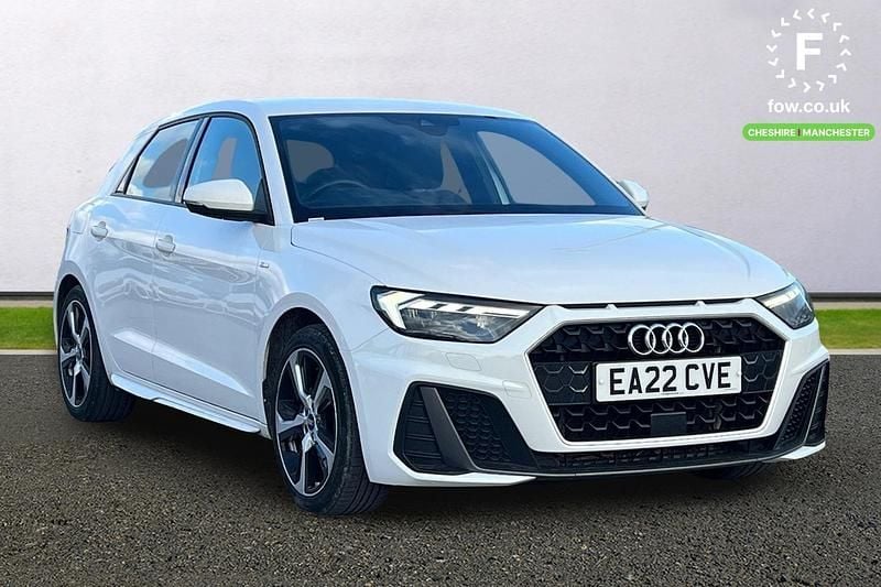 White Used 2022 Audi A1 S-Line Hatchback | £15,399 (Fair price) - Image 1/4