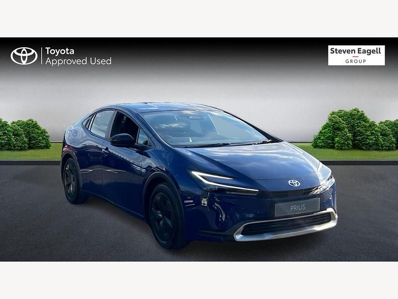 New Toyota Prius Design 2025 Blue Hatchback