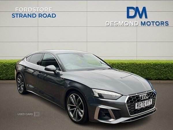 Grey Used 2020 Audi A5 S-Line Hatchback | £21,489 (Fair price) - Image 1/4