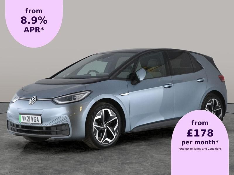 Blue Used 2021 VW ID.3 Pro Hatchback | £13,656 (Super price) - Image 1/2
