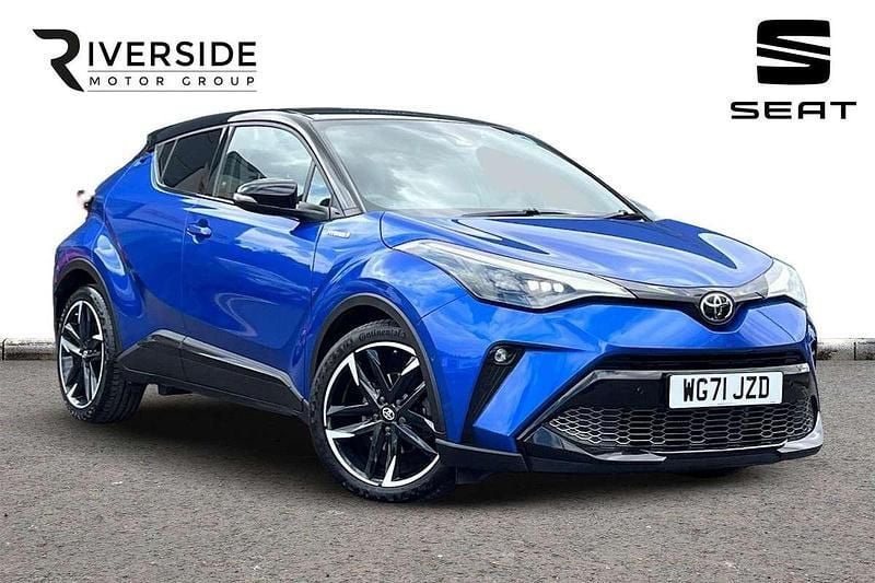 Nebula blue Used 2021 Toyota C-HR Sport SUV | £20,490 (A bit pricey) - Image 1/4