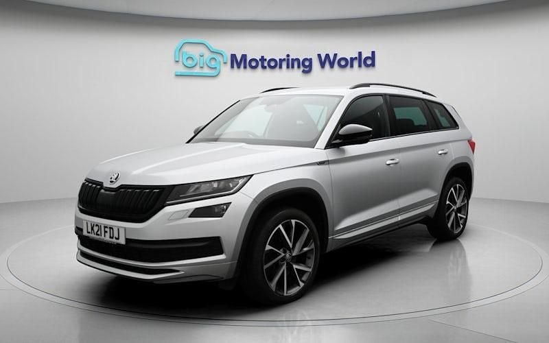 Used Skoda Kodiaq SportLine 190 HP (139 kW) 2021 Silver SUV