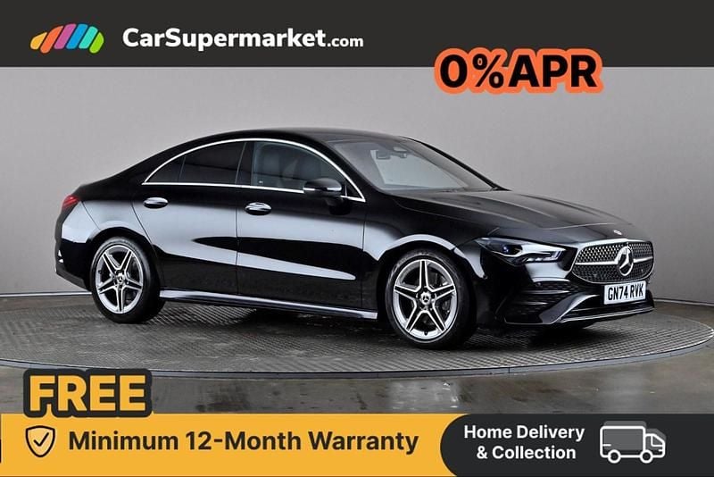 Black Used 2024 Mercedes CLA200 Executive Coupe | £36,097 - Image 1/4
