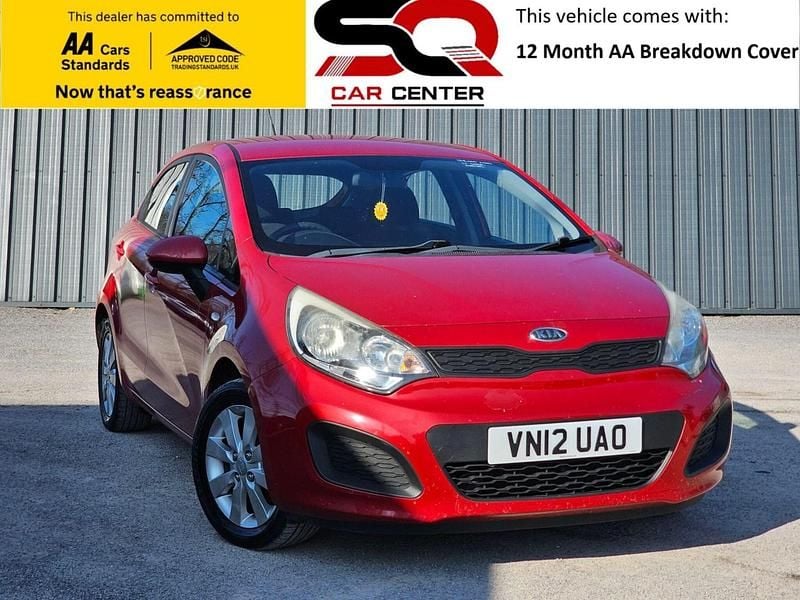 Used Kia Rio Air 2012 Red Hatchback