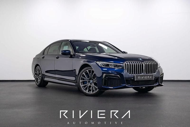 Used BMW 740L M Sport 2021 Blue Sedan
