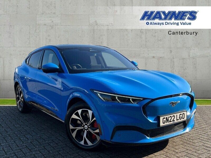 Blue Used 2022 Ford Mustang Mach-E Extended Range SUV | £27,495 (Good price) - Image 1/4